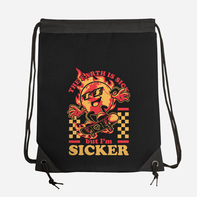 Earth Skate Fire-None-Drawstring-Bag-Studio Mootant