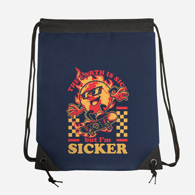 Earth Skate Fire-None-Drawstring-Bag-Studio Mootant
