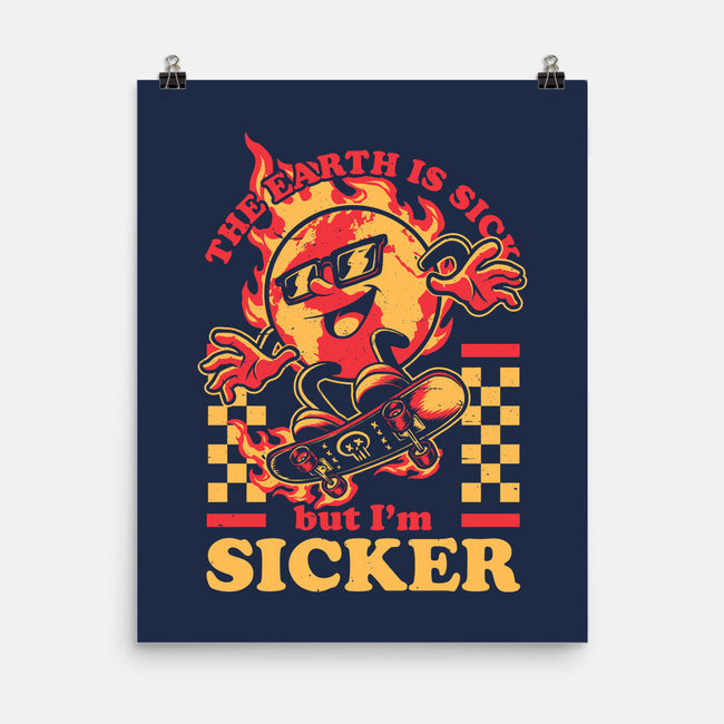 Earth Skate Fire-None-Matte-Poster-Studio Mootant