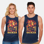 Earth Skate Fire-Unisex-Basic-Tank-Studio Mootant
