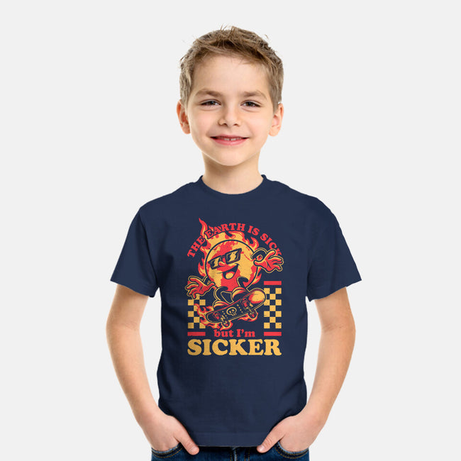 Earth Skate Fire-Youth-Basic-Tee-Studio Mootant