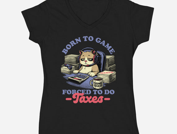 Cat Gamer Taxes