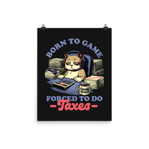 Cat Gamer Taxes