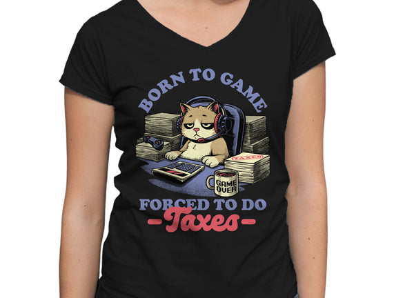 Cat Gamer Taxes