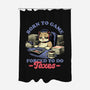 Cat Gamer Taxes-None-Polyester-Shower Curtain-Studio Mootant