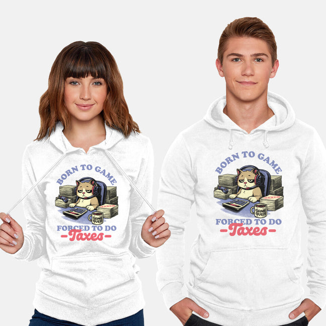Cat Gamer Taxes-Unisex-Pullover-Sweatshirt-Studio Mootant