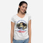 Cat Gamer Taxes-Womens-V-Neck-Tee-Studio Mootant