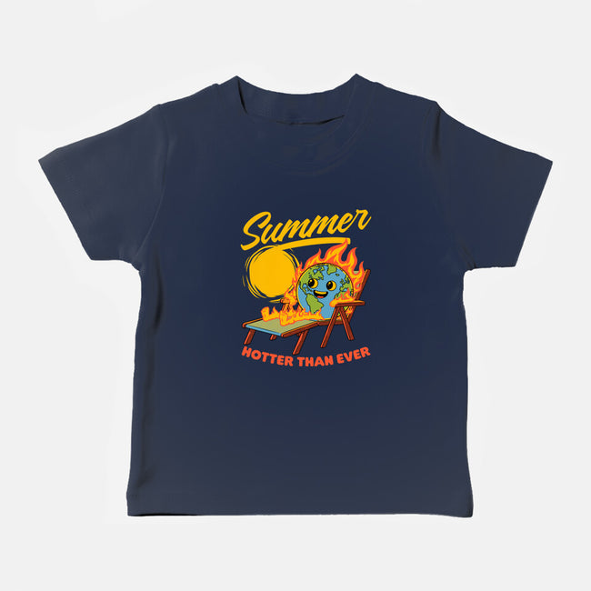 Summer Burn Earth-Baby-Basic-Tee-Studio Mootant