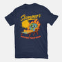 Summer Burn Earth-Womens-Fitted-Tee-Studio Mootant