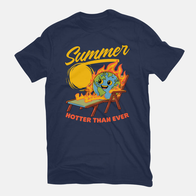 Summer Burn Earth-Mens-Basic-Tee-Studio Mootant