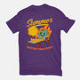 Summer Burn Earth-Womens-Fitted-Tee-Studio Mootant
