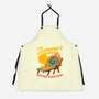 Summer Burn Earth-Unisex-Kitchen-Apron-Studio Mootant