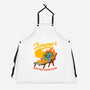 Summer Burn Earth-Unisex-Kitchen-Apron-Studio Mootant