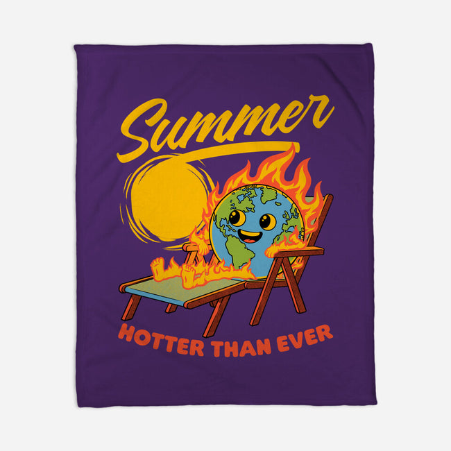 Summer Burn Earth-None-Fleece-Blanket-Studio Mootant