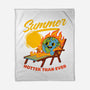 Summer Burn Earth-None-Fleece-Blanket-Studio Mootant