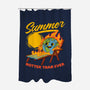 Summer Burn Earth-None-Polyester-Shower Curtain-Studio Mootant