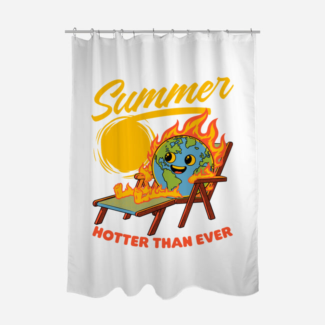 Summer Burn Earth-None-Polyester-Shower Curtain-Studio Mootant