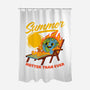 Summer Burn Earth-None-Polyester-Shower Curtain-Studio Mootant