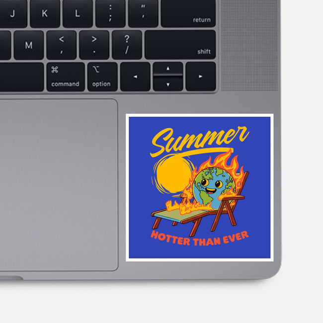 Summer Burn Earth-None-Glossy-Sticker-Studio Mootant