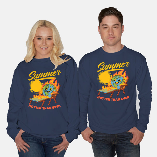 Summer Burn Earth-Unisex-Crew Neck-Sweatshirt-Studio Mootant