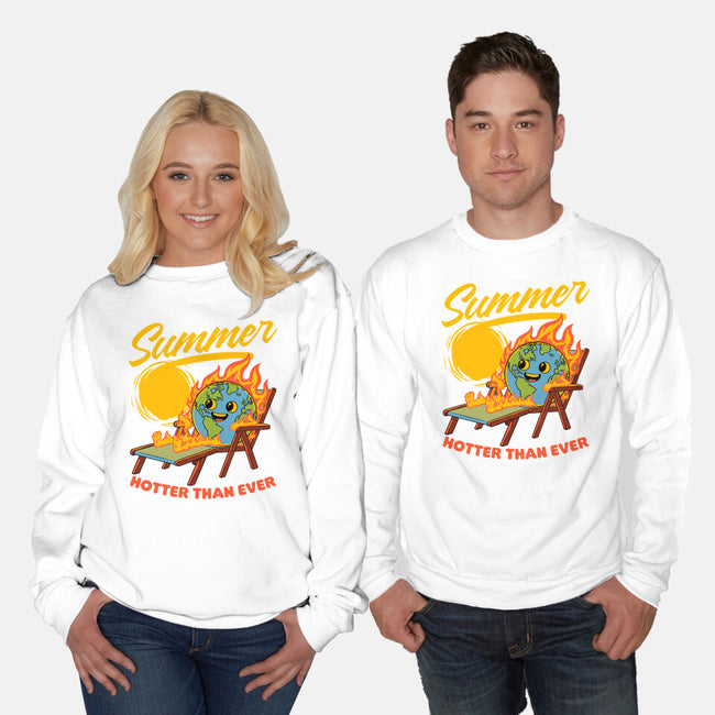 Summer Burn Earth-Unisex-Crew Neck-Sweatshirt-Studio Mootant