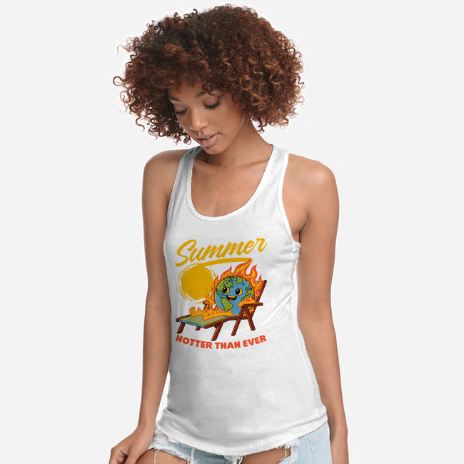 Summer Burn Earth-Womens-Racerback-Tank-Studio Mootant