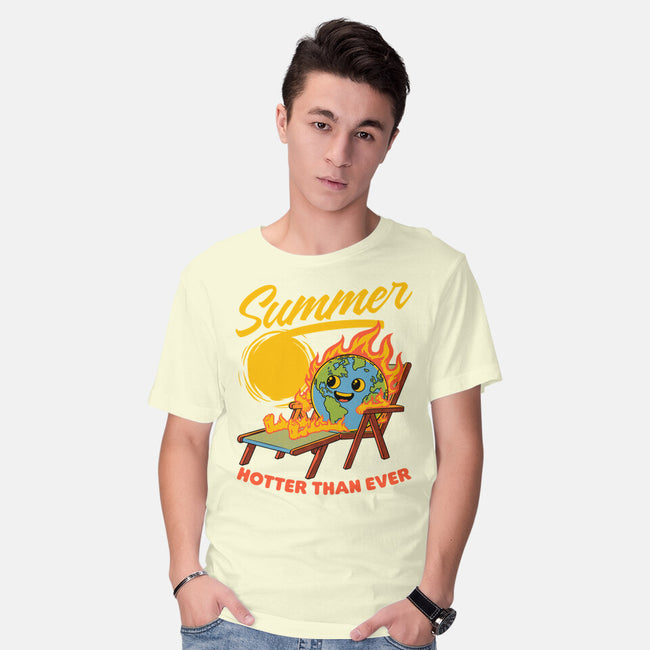 Summer Burn Earth-Mens-Basic-Tee-Studio Mootant