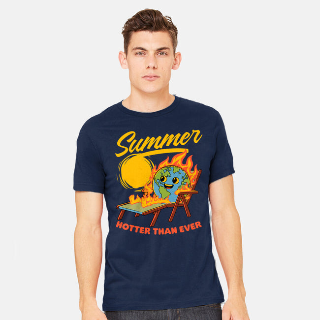 Summer Burn Earth-Mens-Heavyweight-Tee-Studio Mootant