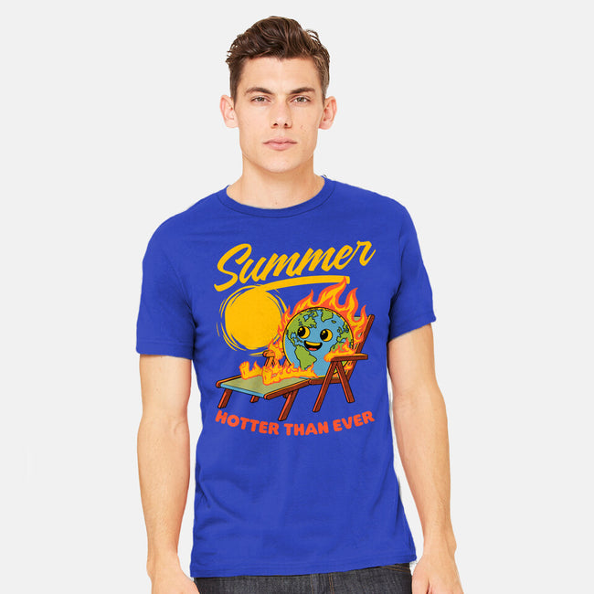 Summer Burn Earth-Mens-Heavyweight-Tee-Studio Mootant