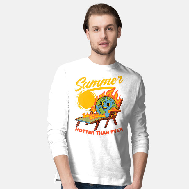 Summer Burn Earth-Mens-Long Sleeved-Tee-Studio Mootant