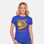 Summer Burn Earth-Womens-Fitted-Tee-Studio Mootant