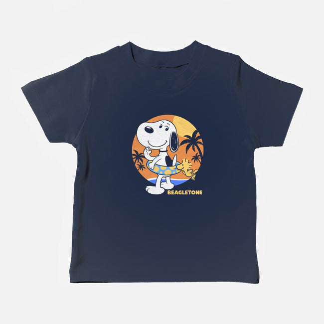 Beagle Sun Block-Baby-Basic-Tee-Studio Mootant
