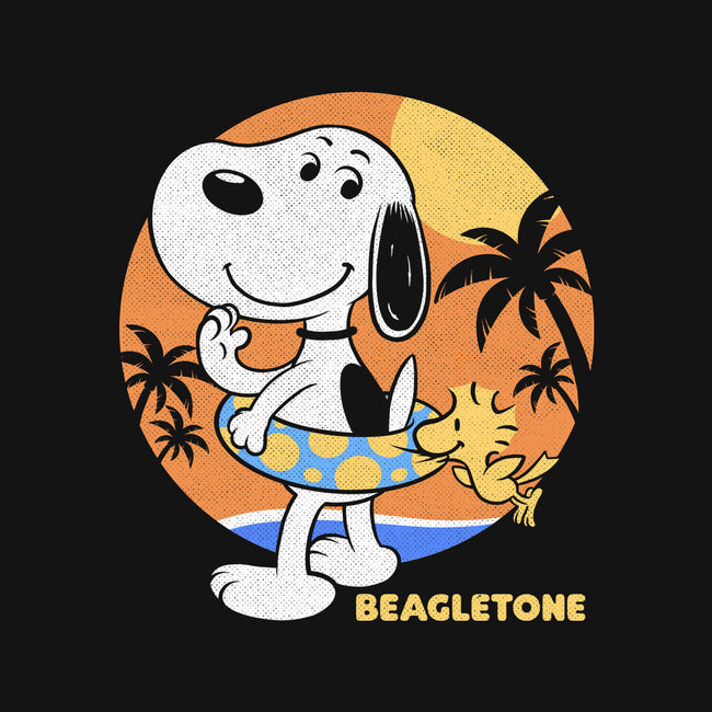 Beagle Sun Block-Womens-V-Neck-Tee-Studio Mootant