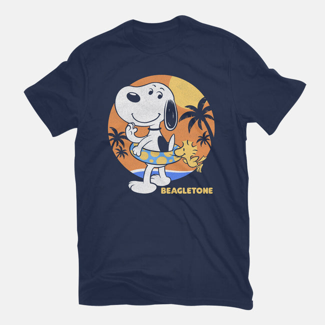 Beagle Sun Block-Mens-Basic-Tee-Studio Mootant