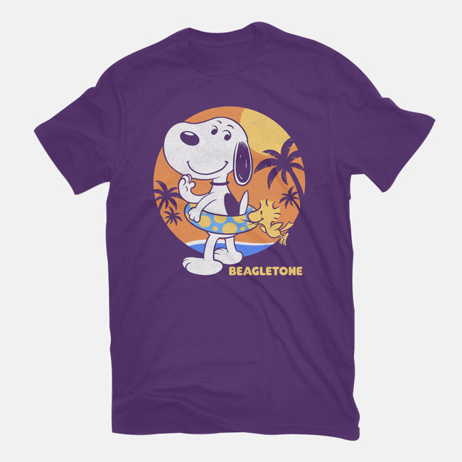 Beagle Sun Block-Mens-Basic-Tee-Studio Mootant