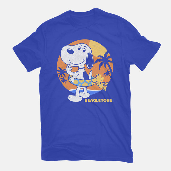 Beagle Sun Block-Mens-Basic-Tee-Studio Mootant