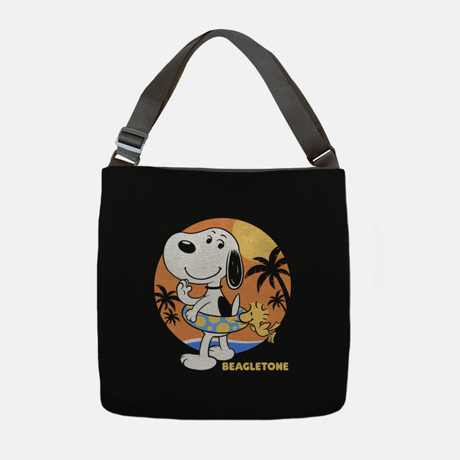 Beagle Sun Block-None-Adjustable Tote-Bag-Studio Mootant