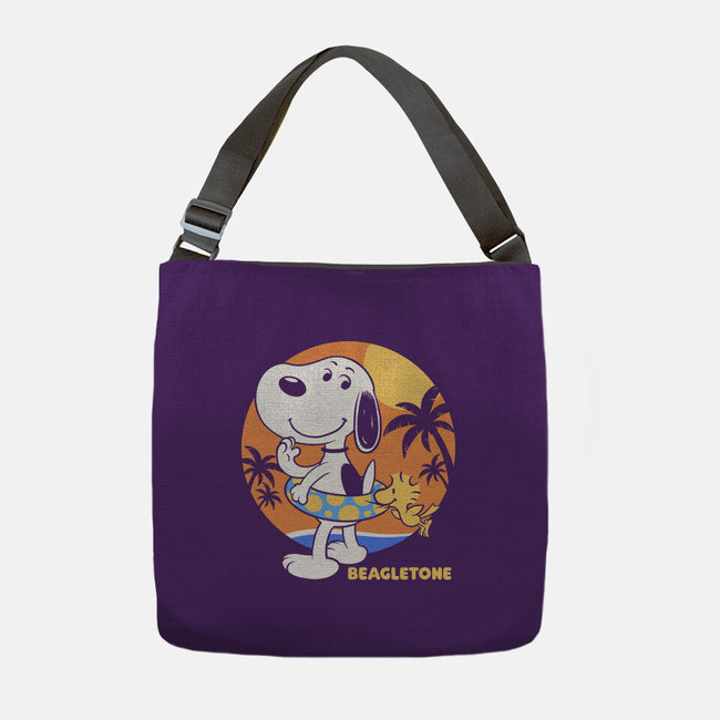 Beagle Sun Block-None-Adjustable Tote-Bag-Studio Mootant