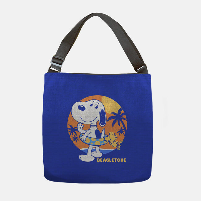 Beagle Sun Block-None-Adjustable Tote-Bag-Studio Mootant