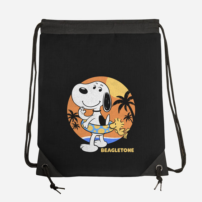 Beagle Sun Block-None-Drawstring-Bag-Studio Mootant