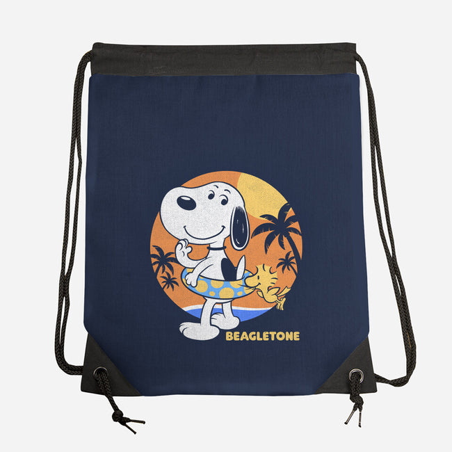 Beagle Sun Block-None-Drawstring-Bag-Studio Mootant