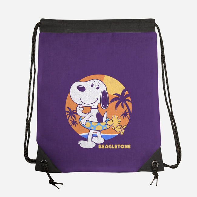 Beagle Sun Block-None-Drawstring-Bag-Studio Mootant