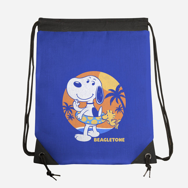 Beagle Sun Block-None-Drawstring-Bag-Studio Mootant