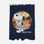 Beagle Sun Block-None-Polyester-Shower Curtain-Studio Mootant