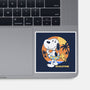 Beagle Sun Block-None-Glossy-Sticker-Studio Mootant