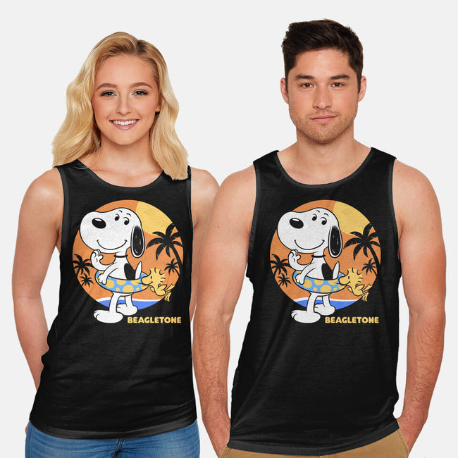 Beagle Sun Block-Unisex-Basic-Tank-Studio Mootant
