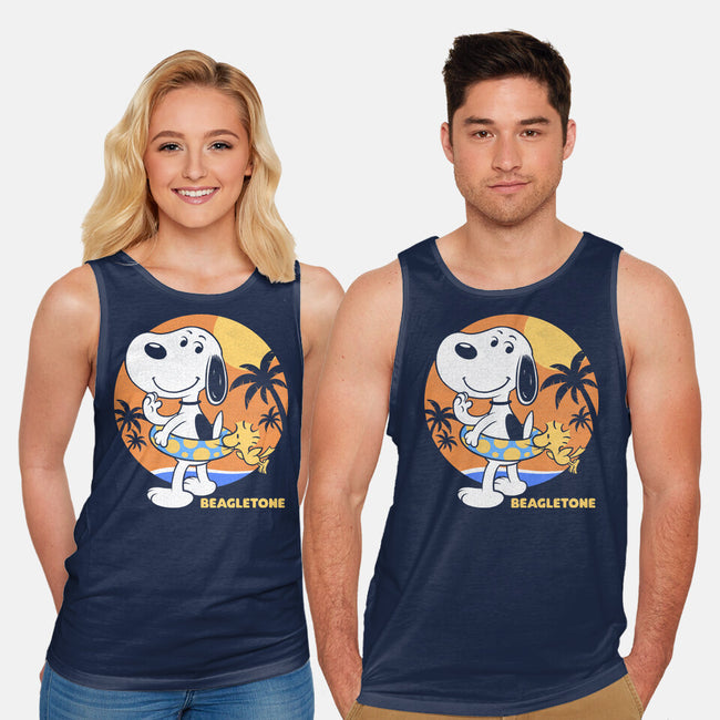 Beagle Sun Block-Unisex-Basic-Tank-Studio Mootant