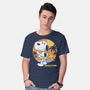 Beagle Sun Block-Mens-Basic-Tee-Studio Mootant