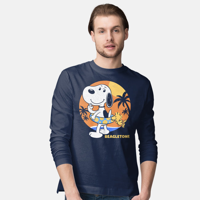 Beagle Sun Block-Mens-Long Sleeved-Tee-Studio Mootant