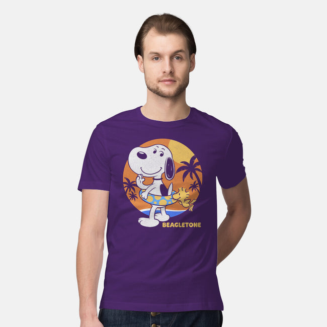 Beagle Sun Block-Mens-Premium-Tee-Studio Mootant